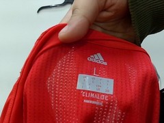 Adidas Men Scarlet Ultimate Tec Training Tee Size Large
