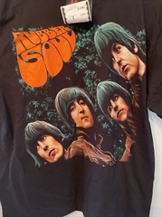 Beatles T Shirt Adult Large Black Subber Soul The Roxx Single Stitch Brand New