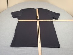 NIKE Shirt Mens Medium Black Dri-Fit Barbed Wire Swoosh Logo Outdoor Sports