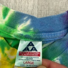 Vintage Spring Back Mount Vernon Ohio Shirt Men’s Large Tie Dye Psychedelic Van