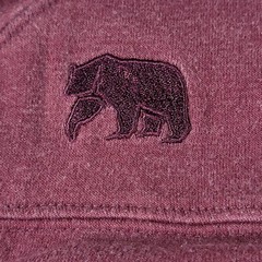 The Normal Brand Mens Shirt Size XXL Burgundy Puremeso 3 Button Henley L/S Logo