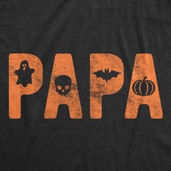 Mens Papa Halloween T Shirt Funny Trick Or Treat Costume Party Graphic Novelty
