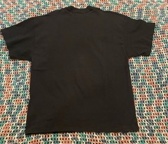 Vintage Eeyore Black TShirt Sz XL (23in W X 30in L) M&O KNITS HEAVYWEIGHT Disney