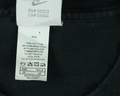 Nike Mens Vintage Rabbit Just Do It No Finish Line T Shirt Size M Black USA