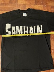 Samhain RARE VTG 2001 T Shirt Blue Grape Merch Large Glenn Danzig Evilive Music