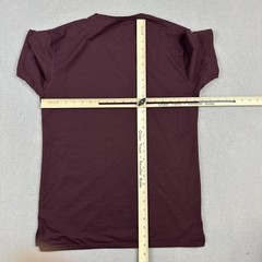 BYLT Basic Crew Split Hem Lux Shirt Men Medium Red Stretch Tee T-Shirt M