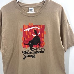 Vintage Wide Spread Panic 2008 Tour Graphic Band Cropped T-Shirt Mens Large