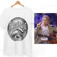 Kurt Cobain Fright Wig Shirt Nirvana Grunge 90s Music Unisex Tee