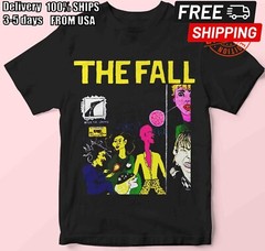 The Fall Band New Grotesque Mark E Smith Shirt Classic Black Men S-5XL MU938