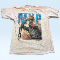 Vtg Chicago Bulls Shirt Mens Large White NBA Basketball Michael Jordan 90s