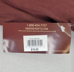 Hersheys Chocolate World Shirt Mens L Brown Metallic Silver Logo NWT NOS New