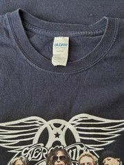 Aerosmith 50th Anniversary 1970-2020 Black Short Sleeve Crewneck T-Shirt Mens XL