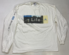 VINTAGE GTE Wireless Promo Graphic T-shirt Men XL White Long Sleeve 90s
