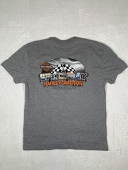 Harley-Davidson Shirt Mens Large Gray Pocket Speedway Concord NC Eagle NWOT