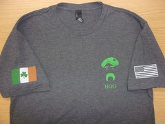 Boston Mass Irish Slainte Graphic Logo Tri-Blend T-Shirt Mens S ~NEW~