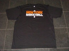 NBA Knicks Adidas Black Short Sleeve Tee Shirt XL