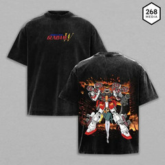 Gundam Wing Heavyarms Mecha Anime Graphic T-Shirt Cotton Unisex Tee