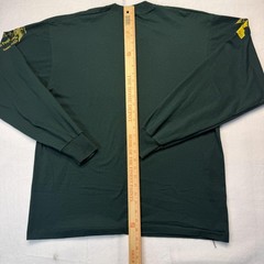 Vintage Marine Corps Marathon Shirt Mens XL Green Long Sleeve Tee Running 90’s