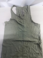 Rick Owens Basic Rib Tank Size Large Celadon UNISEX