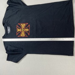 West Coast Choppers Cobra Graphic Logo Men’s Crew Neck Black T-Shirt Sizes Vary