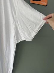 Basic White Short Sleeve T-Shirts Men’s 3XL Comfort soft, Set Of 3 One V Neck