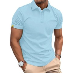 Summer Polo Shirt Men’s Short Sleeve Sport T Shirt Casual Business Lightweight B