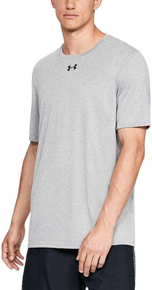 Under Armour Men’s Locker Tee UA Short Sleeve Jersey T-Shirt – Gray – Small