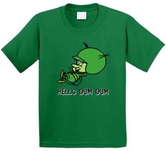 The Great Gazoo Hello Dum Dum Cartoon Flintstones T Shirt