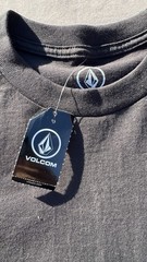 Volcom Stone Est. 1991 Men’s Size L Gray T-Shirt New Tags Heavy Tee Skull Wings