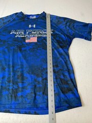 Under Armour shirt Mens Large Air Force Academy Loose Heatgear blue black