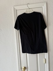 Medium NASA Embroidered Astronaut T Shirt, Black Eighty Eight Brand