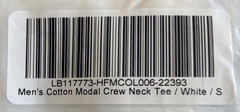 Quince Men’s Cotton Modal Crew Neck Tee – Small – White – NEW!