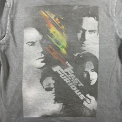 The Fast & The Furious Mighty Fine T-Shirt Mens XL Gray Car Movie Logo Promo Y2K