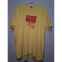 Vtg March of Dimes WalkAmerica T-Shirt Yellow XL Fruit of the Loom Single Stitch