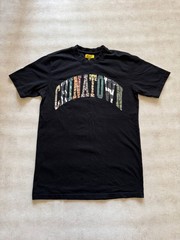 Chinatown Market Animal Print Shirt Spellout logo Black