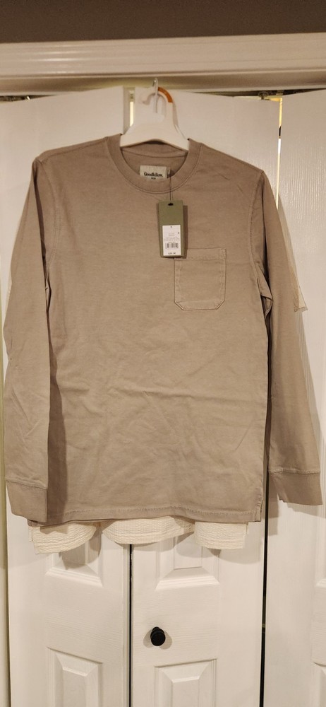 Mens Goodfellow Co Long Sleeve T-Shirt, Men’s Small, NWT