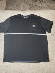 Carhartt Force T-Shirt Men’s 2XL Gray Relaxed Fit Pocket Tee Durable Performance