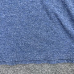 Travis Mathew Shirt Mens XL Blue Short Sleeve V-Neck Golfing Cotton Lightweight