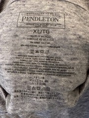Pendleton Graphic T Shirt XL Gray Southwestern Back Print Short Sleeve Tee