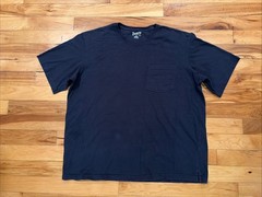 Duluth Trading Co Longtail Relaxed Fit Men’s T-Shirt 2XL Heavy Blue Short Sleeve