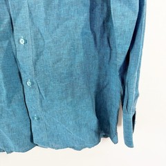 Scott Henry Teal Heather Button Up Shirt Size M Business Casual Preppy Collared