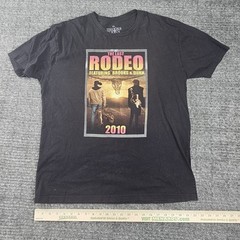 Brooks & Dunn The Last Rodeo 2010 Tour T-Shirt Mens L Black Concert Tee XL