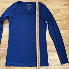 Tommy John Sleekheat Long Sleeve Crew Neck Shirt Mens Small Black Iris NWT