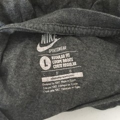 NIKE AIR – Air Force One- Patriotic Red white blue spell out SWOOSH Logo Gray L