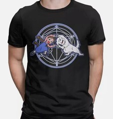 Men_s T-Shirts Fusion Fullmetal Alchemist Anime Vintage 100_ Cotton Tee Shirt