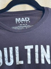 Men’s Short Sleeve T-Shirt Sz Med “Adulting, Would Not Be Recommended”