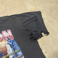 Vintage Million Woman March Shirt Mens 2XL Black 90s Rap Tee Faded Thrashed USA