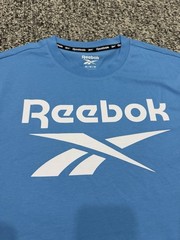 Reebok Mens Identity 100% Cotton Tee Shirt – Recovery Blue- Medium -Brand NWT!