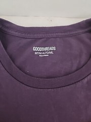 Goodthreads Men’s Slim-Fit Cotton Crewneck T-Shirt Deep Purple Size M
