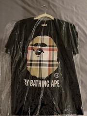 A Bathing Ape BAPE T-Shirt S Men’s Black Logo Graphic Cotton Crew Neck